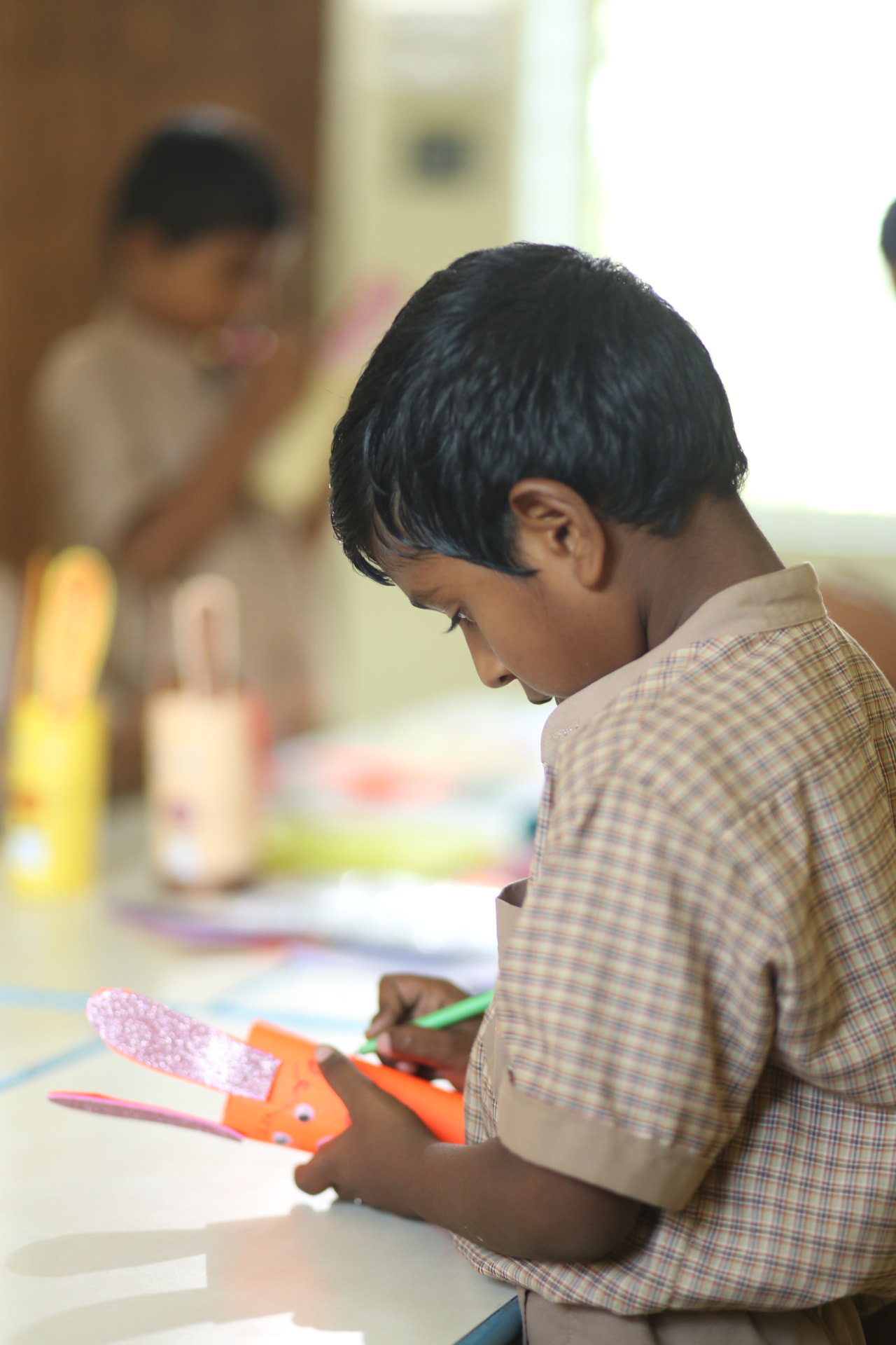 Students in class